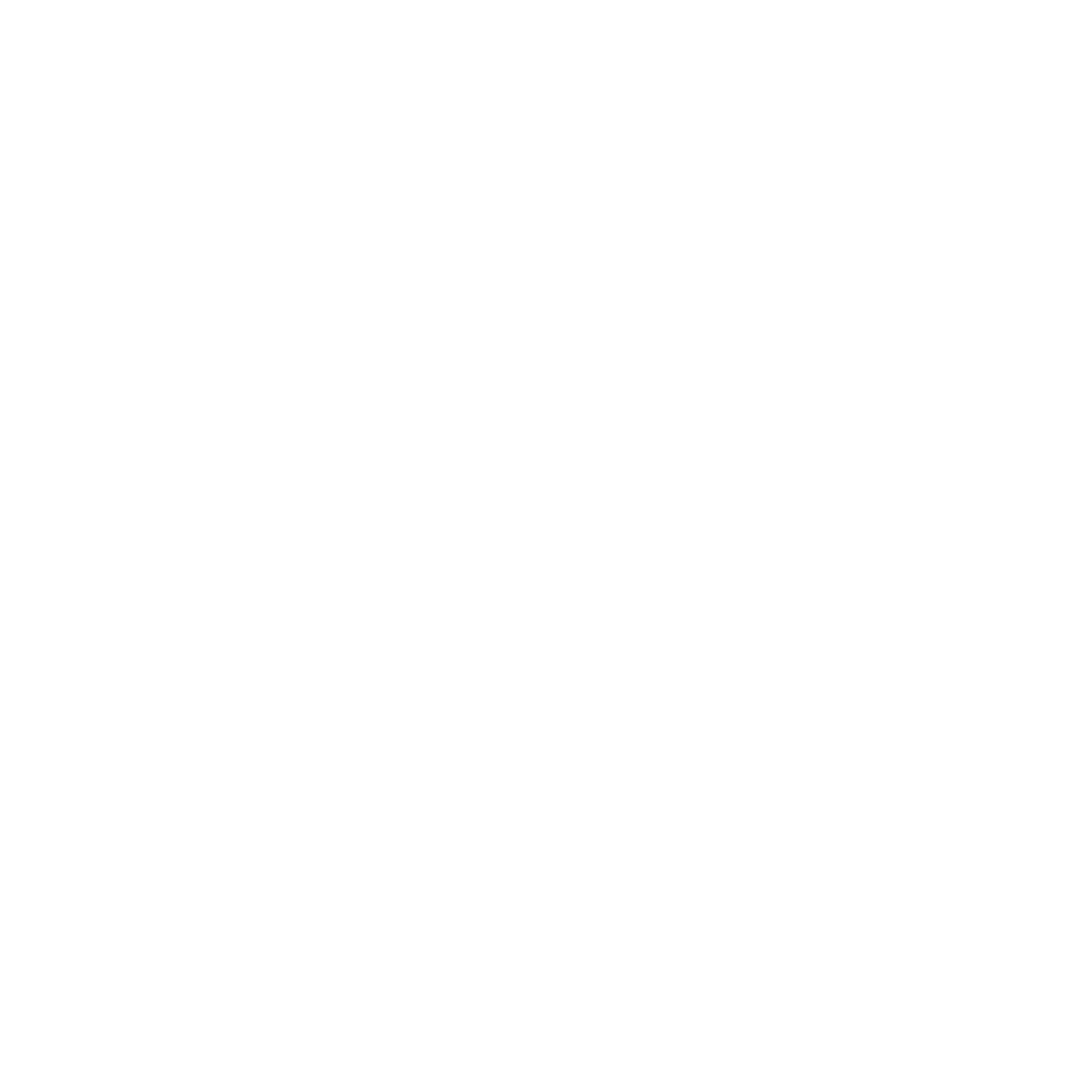 A pixelated black and white cross-stitched pattern with a central heart shape surrounded by symmetrical decorative elements.